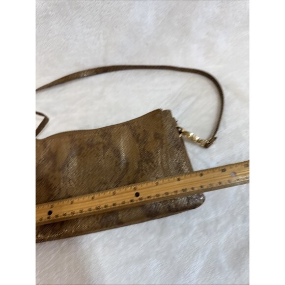 Carolina Hill Women’s Crossbody Multi Compartment Zipper Slots Faux Snakeskin - Picture 10 of 12